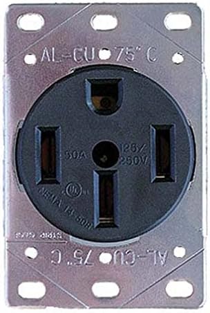 50 Amp Dead Front Receptacle, Progressive Industries