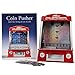 Costzon New Coin Pusher Machine Mini Penny Pusher Coin Pusher Fairground Arcade Amusements Game Replica for Famile Children Red