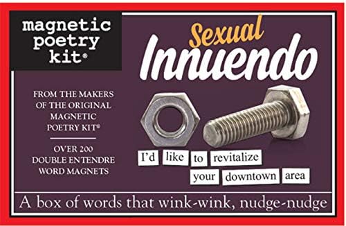 Sexual Innuendo - Fridge Magnet Set - Fridge Poetry