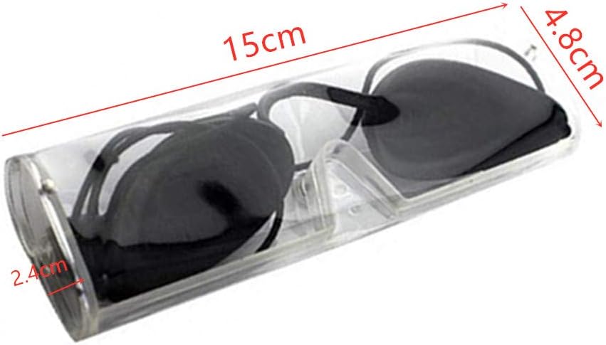 NA Safety Goggles Eye Patch Eyewear Glasses Safety Tanning Goggles Sunbed Tanning IPL Eye Protection with Portable Box for IPL Beauty Clinic Patient (Black) - Image 3