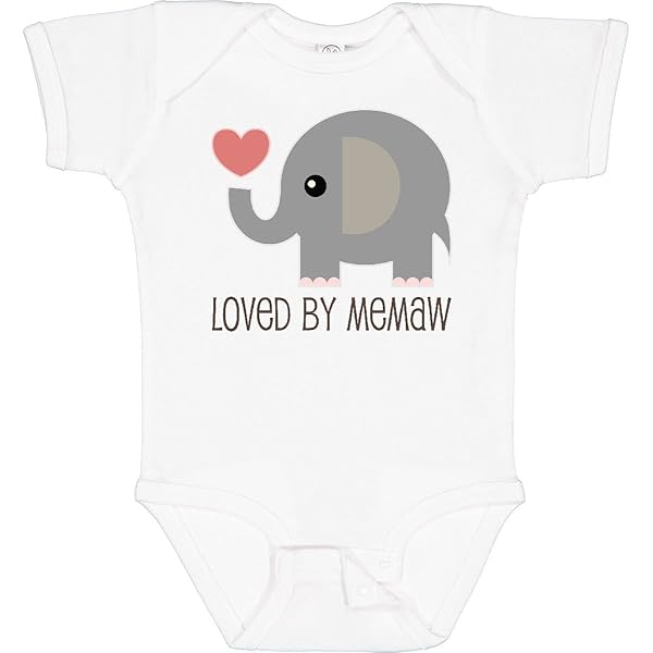 My Memaw Loves Me Baby Bodysuit - Adorable Giraffe Design Onesie