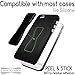 LOVEHANDLE Universal Phone Grip for Most Smartphones, Mini Tablets and Cases, Black Design Elastic Strap with Black Base, Black