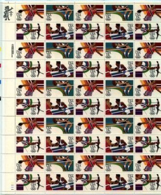 Summer Olympics 1984 Collectible Stamp Sheet