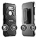 Evocel New Generation Series Phone Case Compatible with V30 with Belt Clip Holster and Kickstand, Black