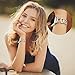 Secbolt Bling Bands Compatible with Apple Watch Band 38mm 40mm 41mm iWatch SE Series 8 7 6 5 4 3 2 1 Women Dressy Jewelry D-link Stainless Steel Wristband Strap, Champagne Gold