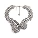 Kaariag PunkinĀ® Crystal Vintage Style Feather Choker Necklace