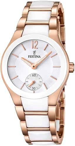 Amazon.com: Festina F16589/1 – Reloj de mujer de cerámica color blanco:  Watches