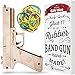 Rubber Band Gun - Toy Gun Glock by iSottcom - Boys Toys for Outdoor Indoor Game - Wooden Toy Guns - Best Gift for Men - Wooden Pistol for Shooting Game - Kids Toys for Pretend Play - Gag Gift