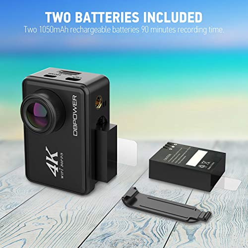 image for DBPOWER D5 Native 4K EIS Action Camera 2