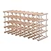 Wood Wine Rack Stackable Storage Storage Display Shelves (40-Bottle)