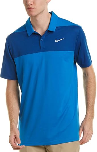 nike dry victory colourblock golf polo shirt