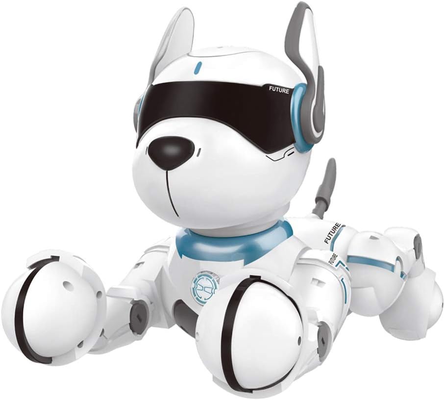 ACOC Electronic Pet, Robot Dog Toy, Have Follow-Up Function, Sing And Dance Electronic Robot Dog Pet Toy Smart Kids Interactive Walking Sound Puppy with LED Light Educational Toy Gift for Kids
