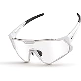 LAMEDA Photochromic anti-fog Sports Sunglasses for Men Women, UV 400 Protection Cycling Glasses Sunglasses for Biking Running