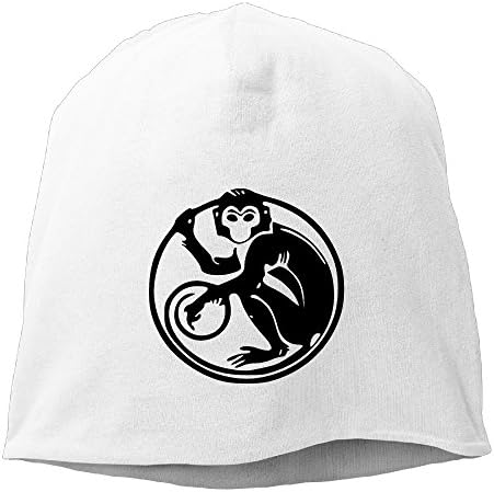 DMN Fashion Solid Color Monkey Hedging Cap For Unisex White One Size