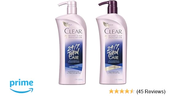 Amazon Com Clear 24 7 Total Care Shampoo Conditioner 21 9