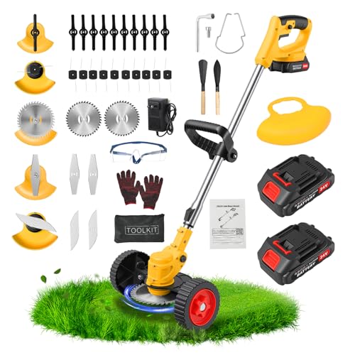 24V Electric Weed Wacker Edger Lawn Tool 2 2 0Ah