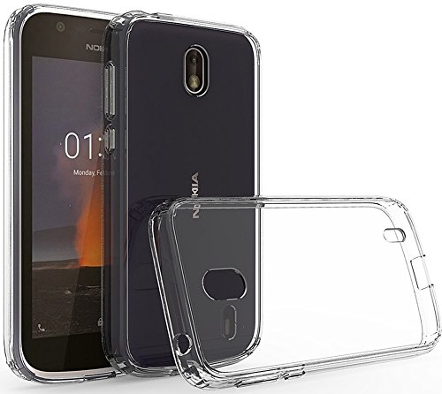 Nokia 1 Case,Yiakeng Waterproof Glitter Soft Slim Wallet Glitter Crystal TPU Phone Cases Full Cover for Nokia 1 (Clear)