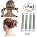 4 Pcs French Bun Maker Women Girls Kids Magic Hair Styling Donut Bun Maker Former Foam French Twist Hairstyle Clip DIY Doughnuts Hair Bun Tools