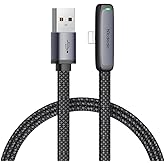 mcdodo 6FT USB to Lightning Cable 90 Degree Right Angle USB-A to Lightning Charging Cable with LED Indicator Light Compatible with iPhone 14 13 12 11/Pro/ProMax/Plus, iPad, AirPods, iTouch