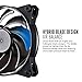 Cooler Master MasterFan Pro 120 Air Balance- 120mm Hybrid Black Case Fan, Computer Cases CPU Coolers and Radiators