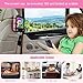 FENGJIDA 9.5'' Portable DVD Player with Headrest Mount Holder, Built-in Rechargeable Battery, 270°Swivel Screen, 5.9 ft Car Charger SD Card Slot and USB Port - Pink