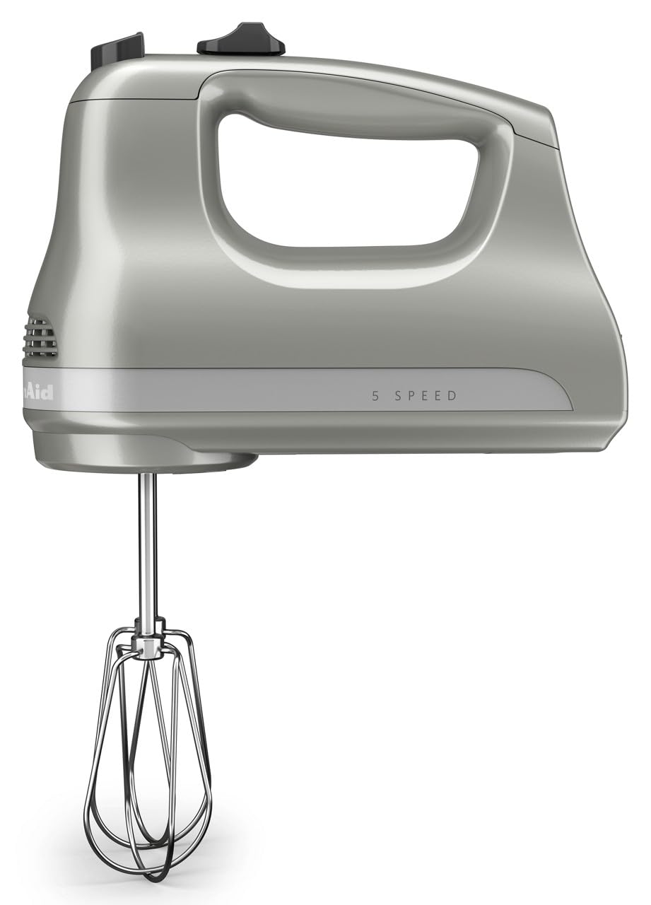 KitchenAid 5-Speed Ultra Power Hand Mixer - KHM512, Contour Silver