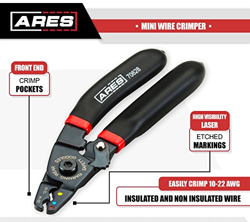 image for ARES 70628 | 3-Piece Mini Electrical Plier Set | Set Includes Mini Wir