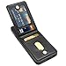 Galaxy S9 Plus Case, Galaxy S9 Plus Card Holder Case, LuckyBaby Premium Leather Folio Flip Galaxy S9 Plus Wallet Case with Credit Card Slots Shockproof Protective Case for Samsung Galaxy S9+ - Black