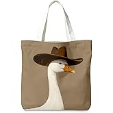 LIANGW Vintage Western Canvas Tote Bags for Women, Howdy Western Cowgirl Gifts, Reusable Grocery Bags Shopping Bags