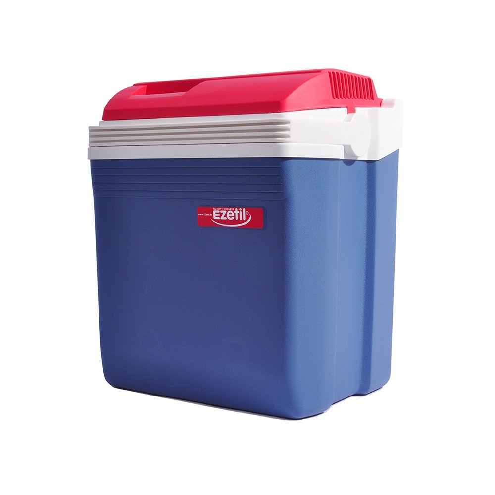 EZetil E28 Thermoelectric Cool Box 12V silver/red Amazon.co.uk Car