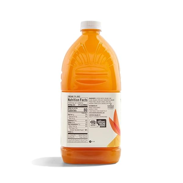 365 BY WHOLE FOODS MARKET, ORGANIC MANGO LEMONADE, 64 FL OZ