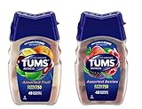 Tums Ex, Assorted Fruit, 48 Count (Combo (Pack of 2))