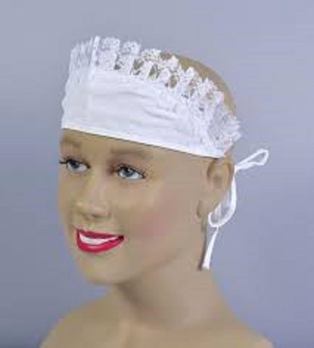 Chapmans French Maid Hat White Victorian Edwardian Down ton type waitress adult