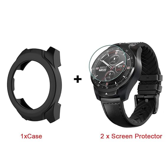 Amazon.com: for TicWatch Pro Case, Lamshaw Silicone Case ...