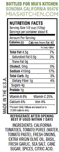 Tomato Basil Pasta Sauce 25.5oz.