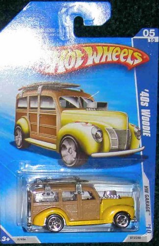HOT WHEELS 2010 HW GARAGE 05/10 YELLOW '40S WOODIE