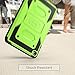 iPad Mini 4 Case, Heave Duty i-Blason Apple iPad Mini 4 2015 Armorbox Dual Layer Hybrid Full-Body Protective Kickstand Case with Front Cover/Screen Protector/Bumpers (Green)