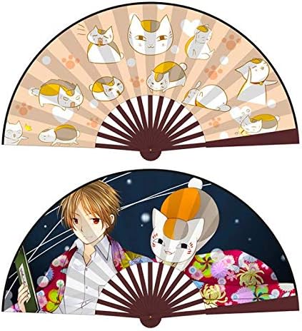 Amazon 夏目友人帳 ニャンコ先生 竹製 団扇 大きい 短地扇子 着物 男女兼用 紳士用 女性用 アニメキャラクター おしゃれ かわいい コミックマーケット 浴衣用 花火大会 お祭り 猛暑対策用 アニメ 萌えグッズ 通販