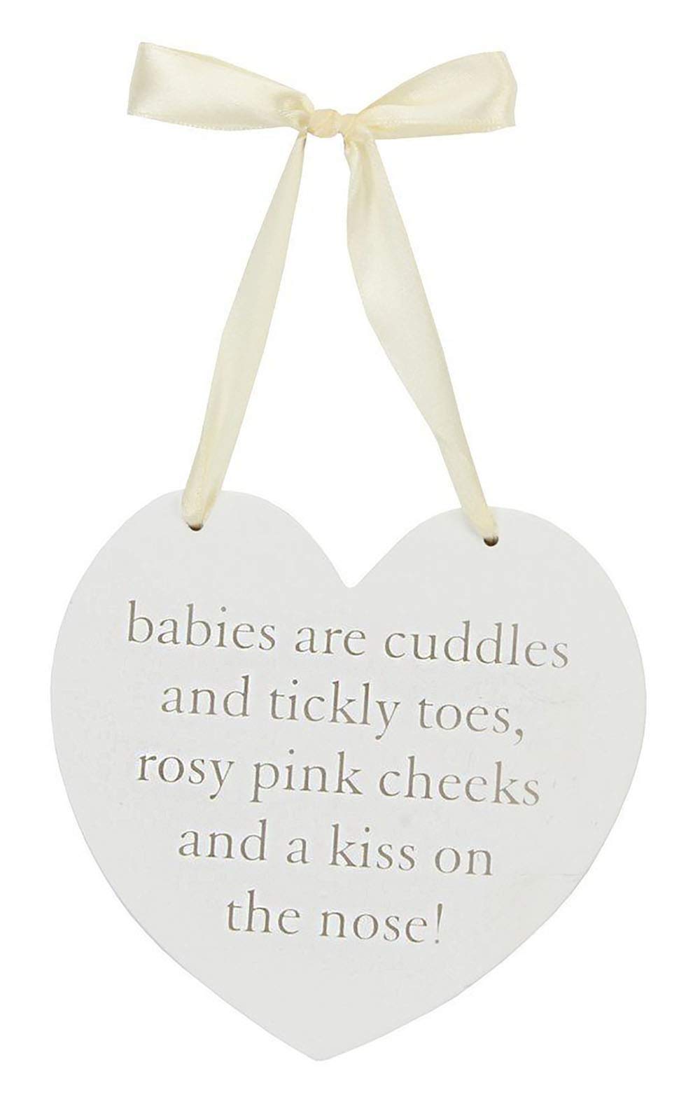 Mum To Be Present Baby Shower Gift Favour Mummy Unisex Keepsake-'Kiss On The Nose' Plaque by Juliana