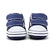 Itaar Baby Canvas Sneaker Infant Toddler Dual Strap Trainer Anti-Skid Rubber Sole Prewalker Shoes for indoor outdoor walking