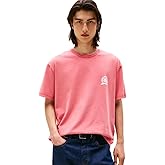 Tommy Jeans Men's Short Sleeve Cotton T-Shirts with Printed Crest Logo