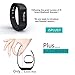 Twinbuys Smart Bracelet Bluetooth 4.0 Android iOS Touch Screen IP68 Waterproof Fitness Tracker Phone Message Notice Pedometer Distance Calories Counter Sleep Monitor Health Sport Wristband Black