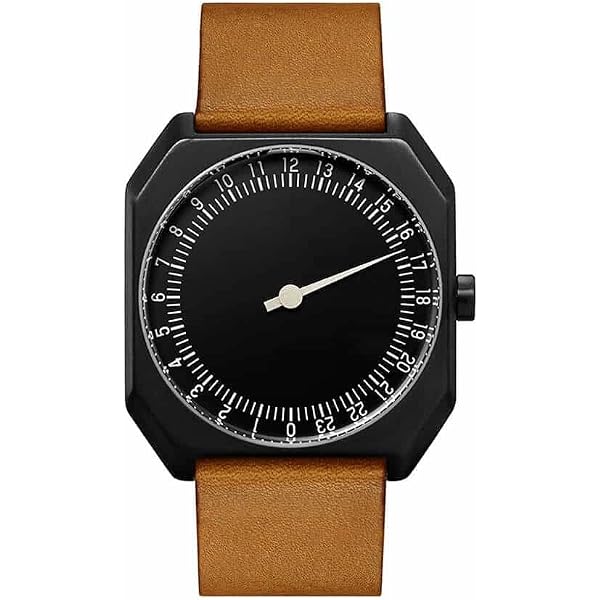 Amazon.com: SLOW Jo 17 - Dark Brown Vintage Leather Silver Case 