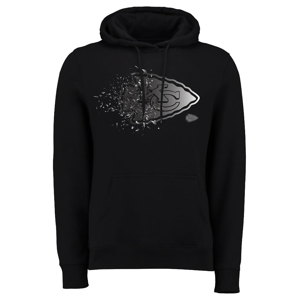 Fanatics NFL Logo Shatter Hoody Kansas City Chiefs Black/Silver, black, XL