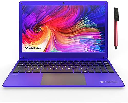 Gateway 14.1″ FHD Extremely Slim Laptop computer Computer_ Intel Celeron N3350 as much as 2.4GHz_ 4GB DDR4 RAM_ 64GB eMMC_ Distant Work_ Enterprise or Education_ HDMI_ Webcan_ Home windows 10 S_ BROAGE 64GB Flash Drive_ Purple