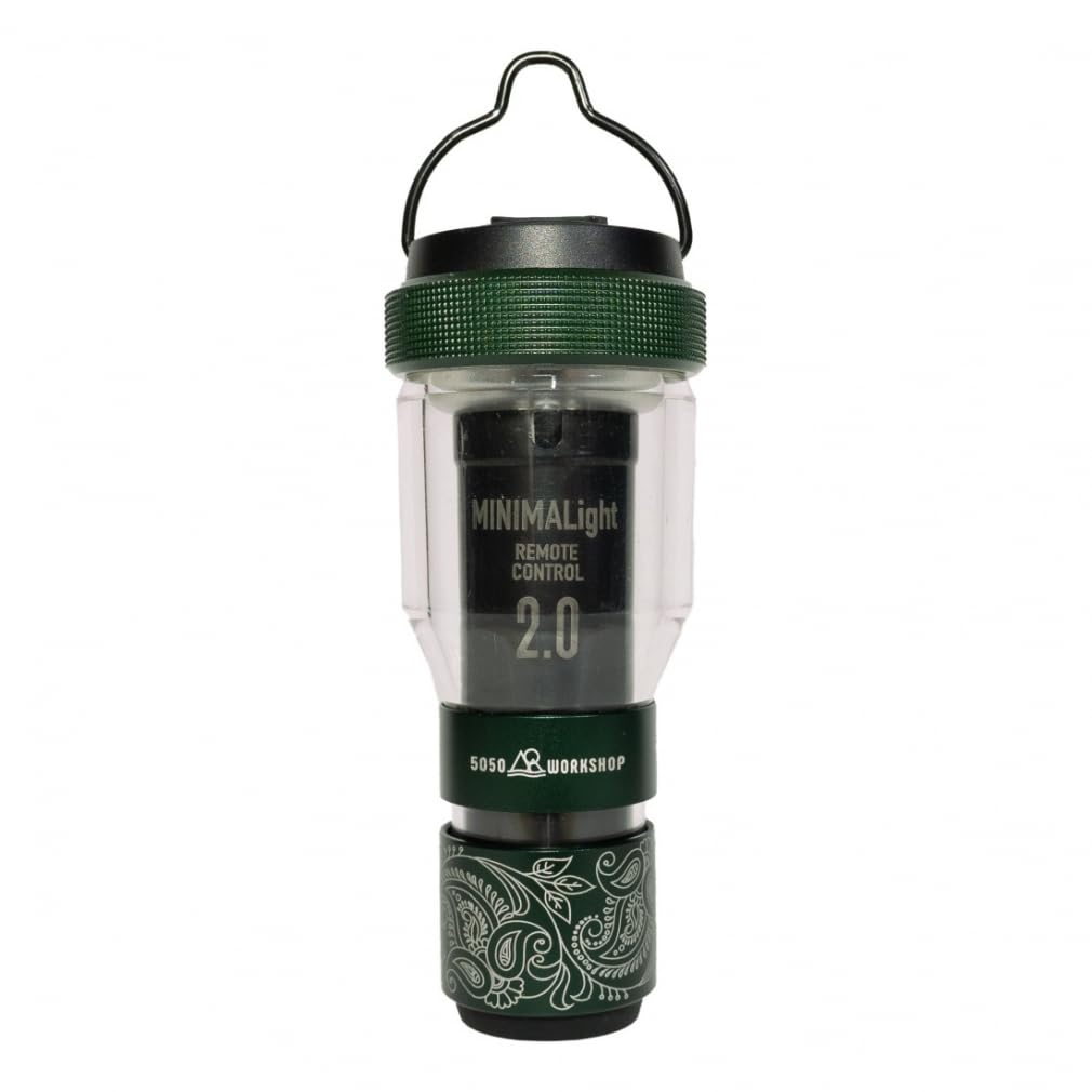 5050WORKSHOP TR8-5WS-4031 MINIMALight REMOTE CONTROL 2.0 オリーブペイズリー フィフティフィフティワークショップの商品画像