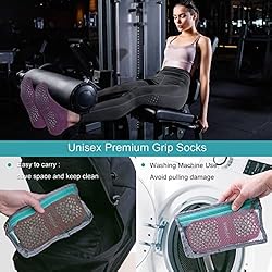Hylaea Womens & Mens Non Slip Grip Socks with