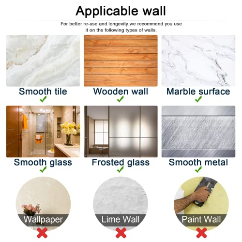 Broom Holder Wall Mount Self Adhesive, Celestite Mop and Broom Holder for Home Kitchen Organization and Storage