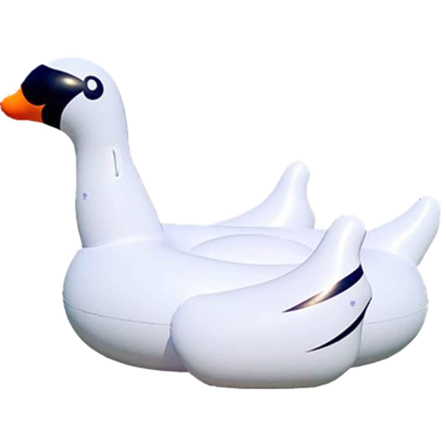 Inflatable Giant Flat mouth White Swan Lianshi Rideable Pool Folat Summer Toy Pool for Party for Fun