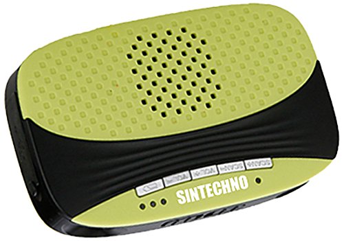 SINTECHNO4-in-1 Portable Ultrasonic Alarm Security Motion Detector with Radio/Emergency Power Bank Phone Charger and Flashlight,Multicoloured,SU-1000